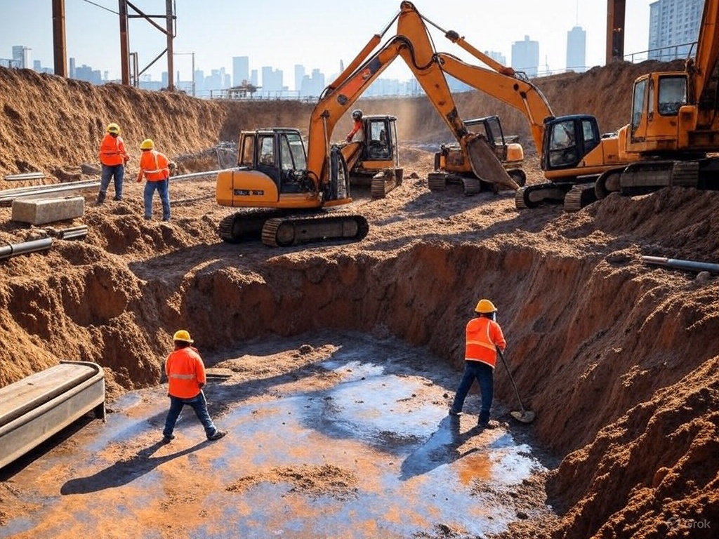 تاثیر مراحل اولیه خاک‌برداری و گودبرداری بر پایداری سازه در پروژه‌های شهری