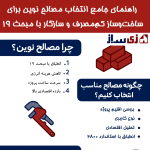 راهنمای جامع انتخاب مصالح نوین برای ساخت‌وساز کم‌مصرف و سازگار با مبحث ۱۹